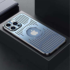 Magnetic Metal Ventilation Phone Case for iPhone 16 Series