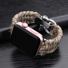 Outdoor Paracord Nylon Braided Watch Band