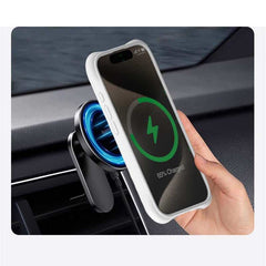 Magnetic Ripple Liquid Silicone Phone Case for iPhone 15 Series