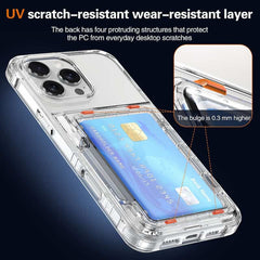 Transparent Card Holder Phone Case for iPhone 11 Series