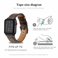 Retro style Leather watch bands