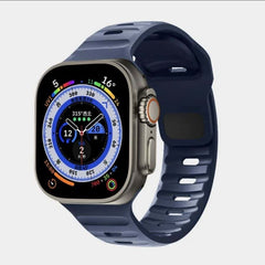 Sporty Silicone Rubber Watch Band