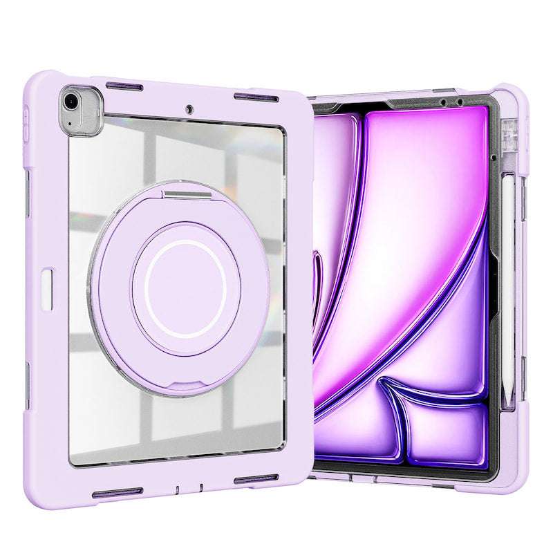 Rotatable Holder/720 Rotating Stand Silicone Protective Case with Pencil Holder for iPad Pro 11/Air 4/Air 5