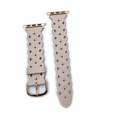 Lace Hollow Leather Smart Watch Bands