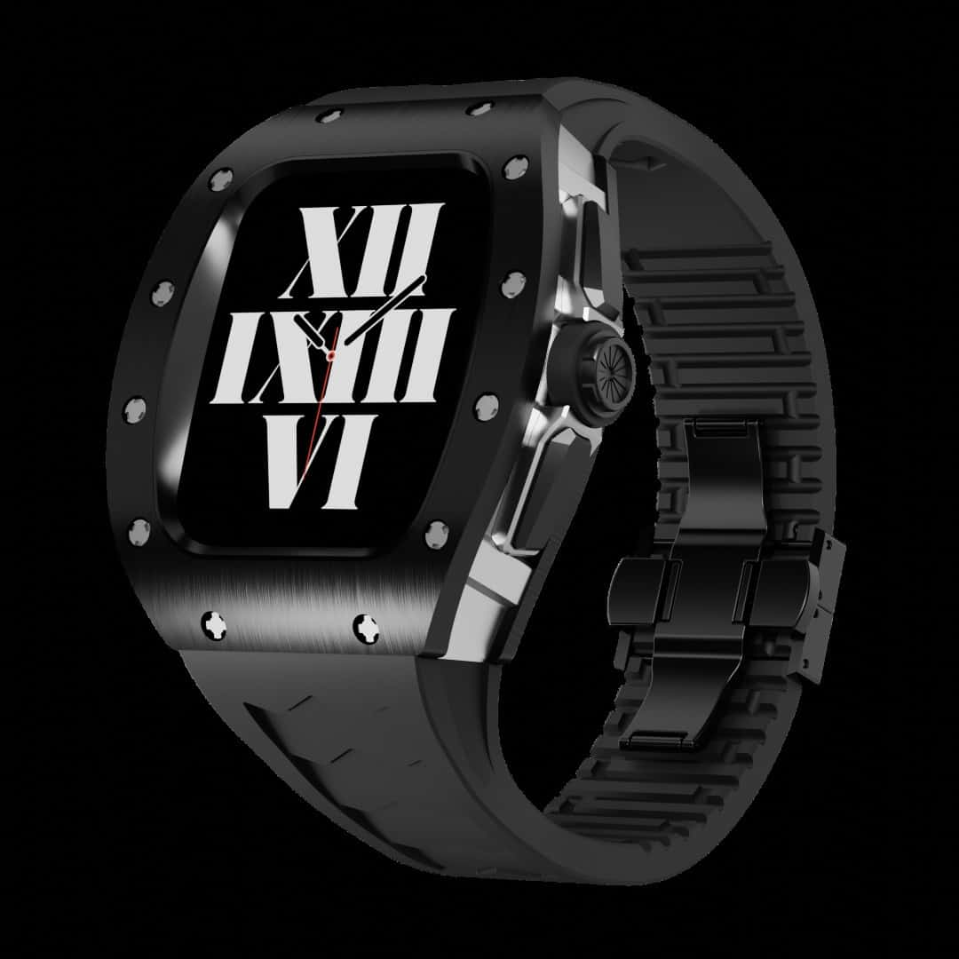 Titanium Barrel-Shaped Men's New Richard Miller RM Series Case and Band Set