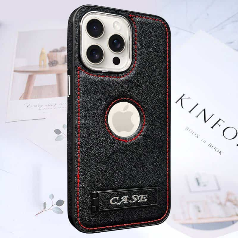 Leather Stand Protective Phone Case for iPhone 14 Series