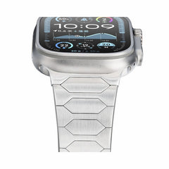 Stainless Steel  Watch Strap with Snap Clasp