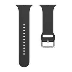 Pure Color Silicone Single Buckle Watch Bands